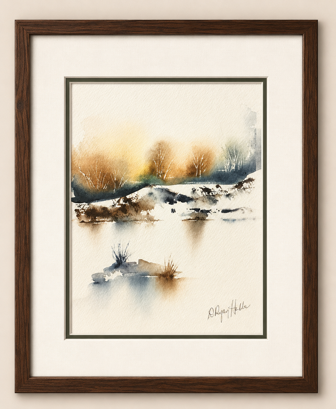 Winter Wetland Glow